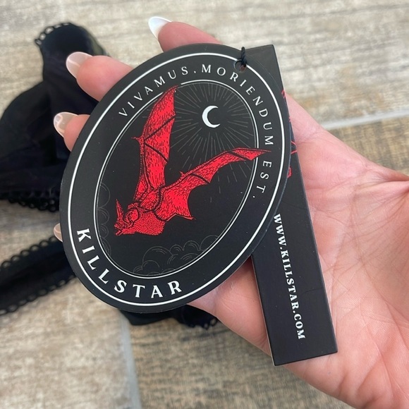 NWT Killstar Womens Green Plaid Autumn Lights Bra Size L - Picture 4 of 8